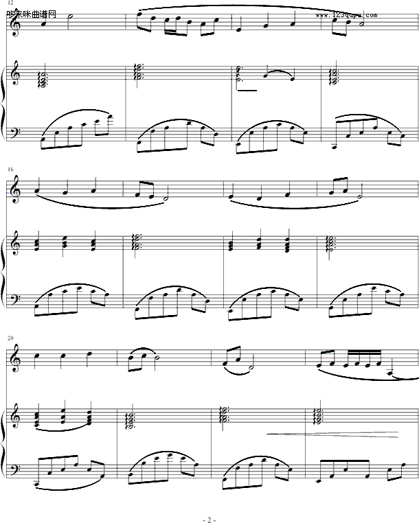 My love-黑键钢琴曲谱（图2）