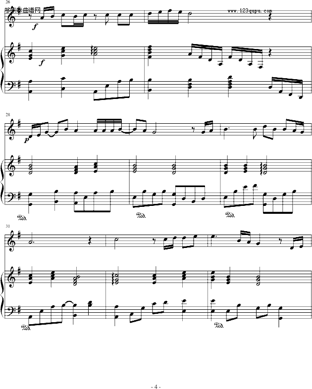 思念-靓VS炫钢琴曲谱（图4）