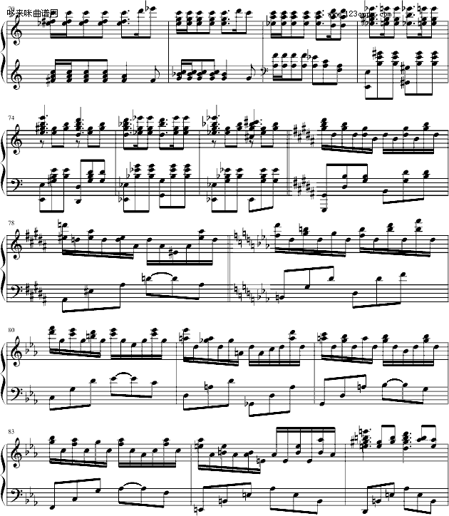 小奏鸣曲(第一章)-乐侠钢琴曲谱（图5）
