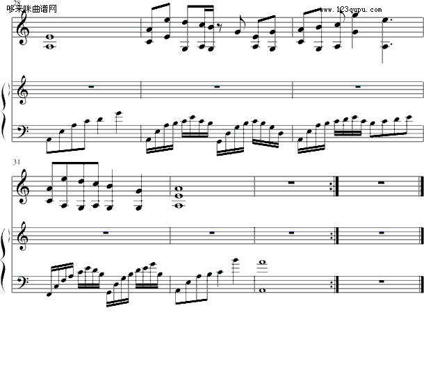 蝶梦-凤鸣钢琴曲谱（图3）