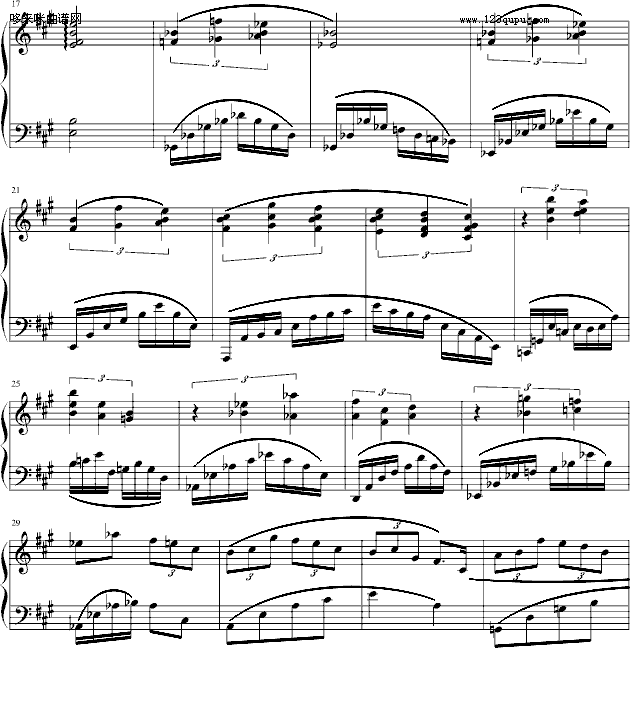 【 花街 】 梁潇-lx3006钢琴曲谱（图2）