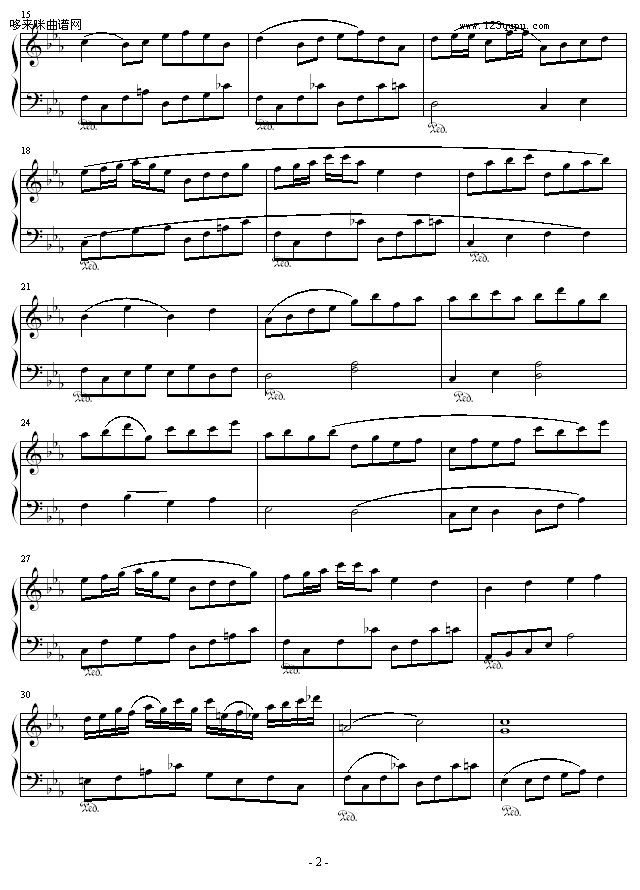 甜蜜的旋律-jc52yi14钢琴曲谱（图2）
