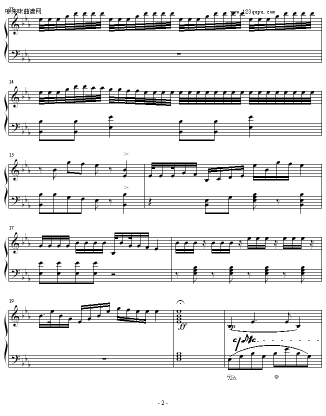 车窗里的风-黑键钢琴曲谱（图2）