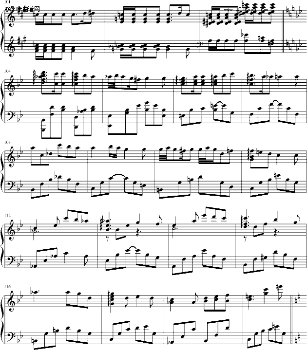 小奏鸣曲(第一章)-乐侠钢琴曲谱（图7）