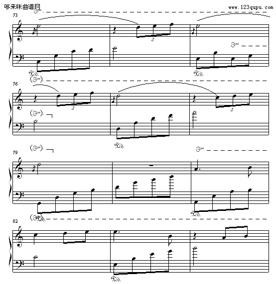 安静的心-小菲侠钢琴曲谱（图7）