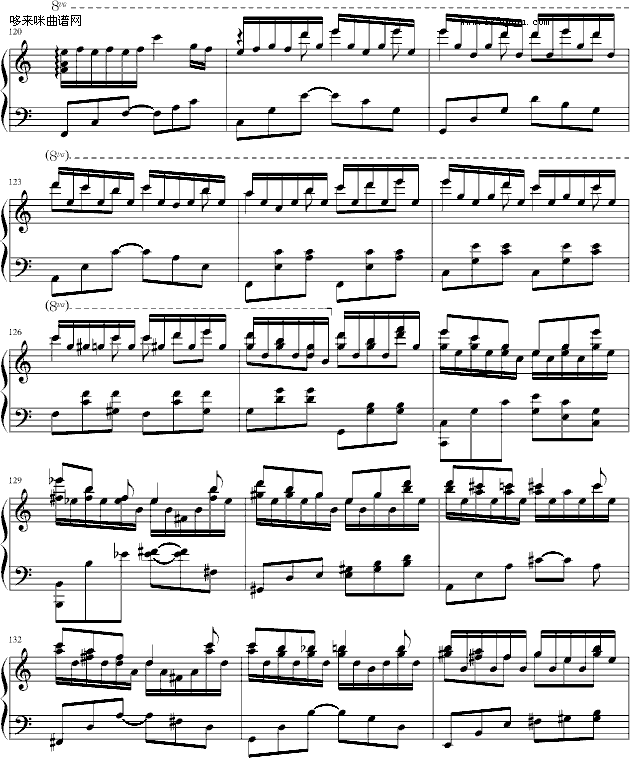 小奏鸣曲(第一章)-乐侠钢琴曲谱（图8）