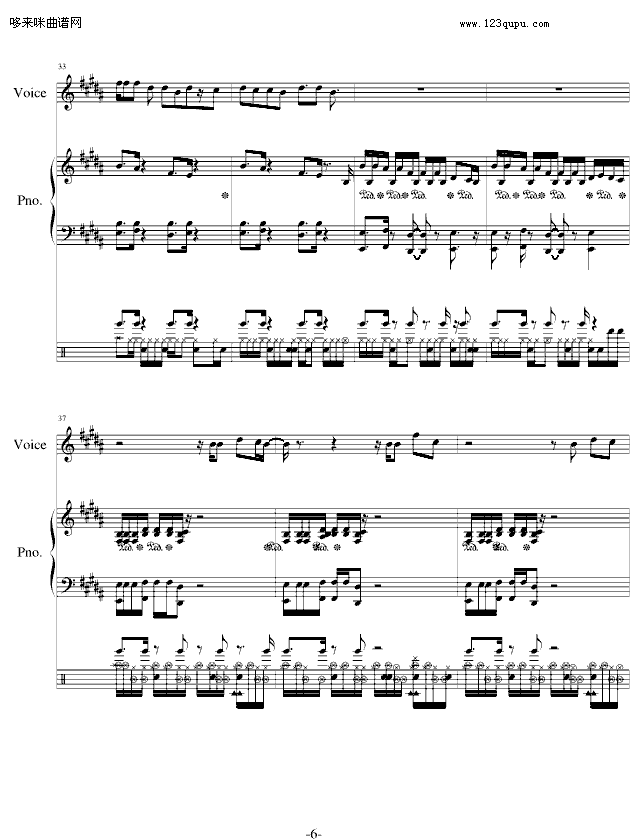 A Thousand Miles-Vanessa Carlton钢琴曲谱（图6）