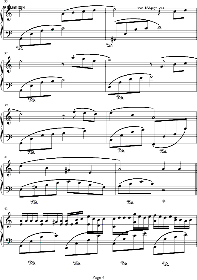 Let me fly-原创钢琴手钢琴曲谱（图4）