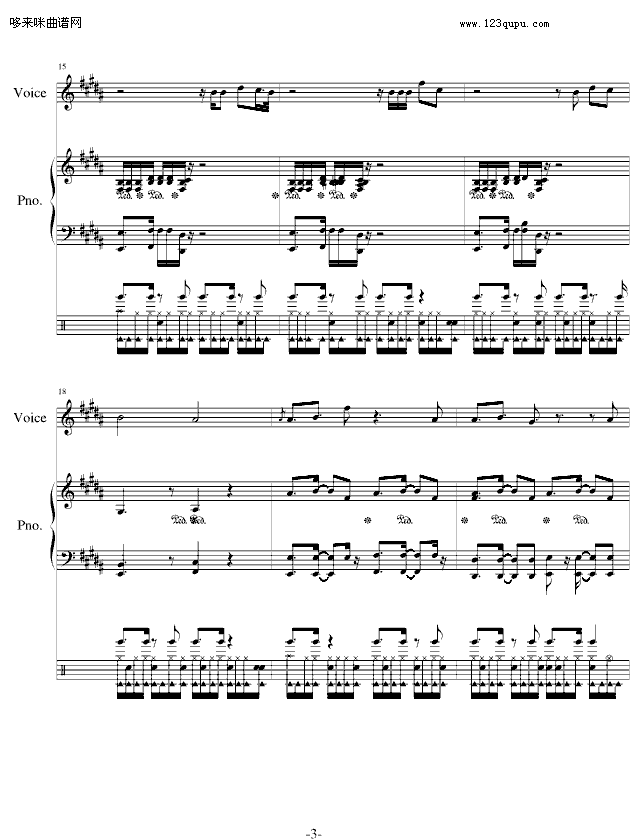 A Thousand Miles-Vanessa Carlton钢琴曲谱（图3）