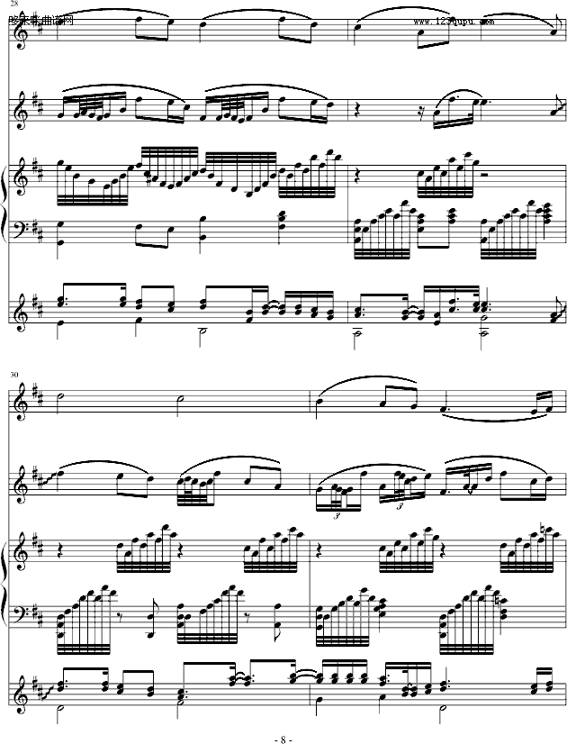 泪光-琴辉钢琴曲谱（图8）