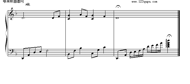 枫林私语-∮亞→薩∮钢琴曲谱（图3）