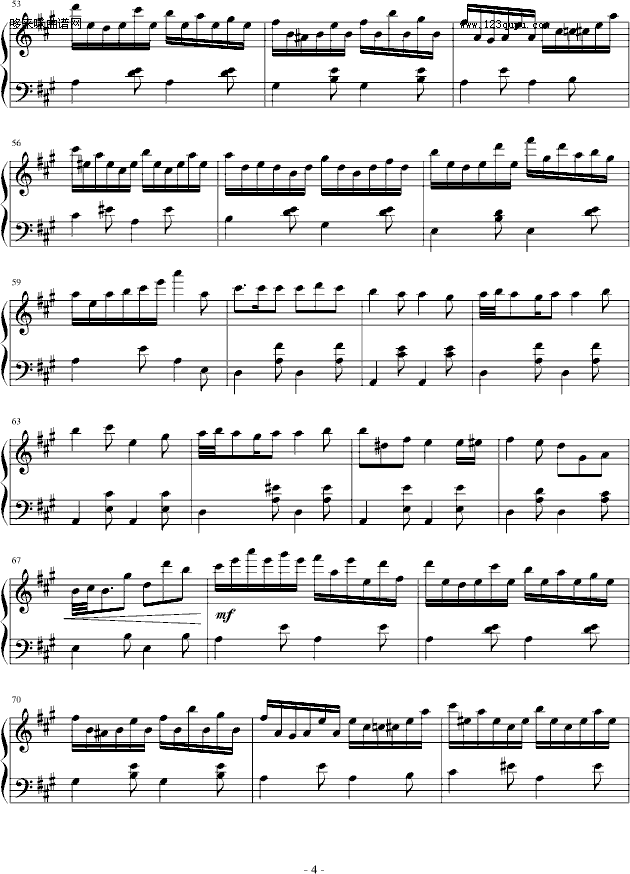 幻想曲第二章(夜森林)-乐侠钢琴曲谱（图4）