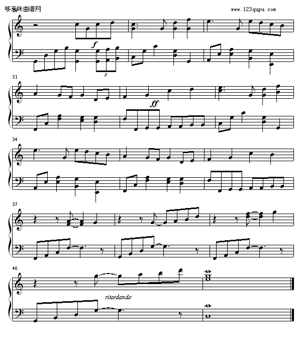 欢心随想曲-夜猫儿钢琴曲谱（图3）