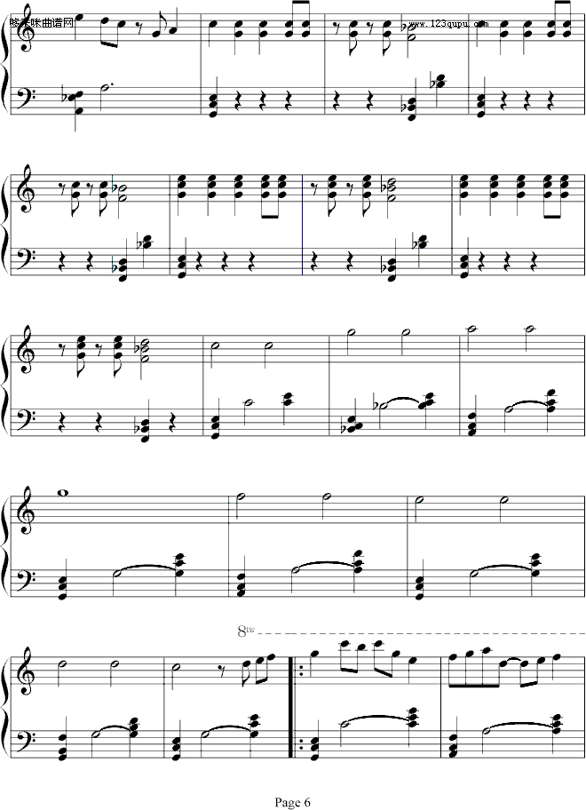 小星星变奏曲 - 西村艾丽-西村艾丽钢琴曲谱（图6）