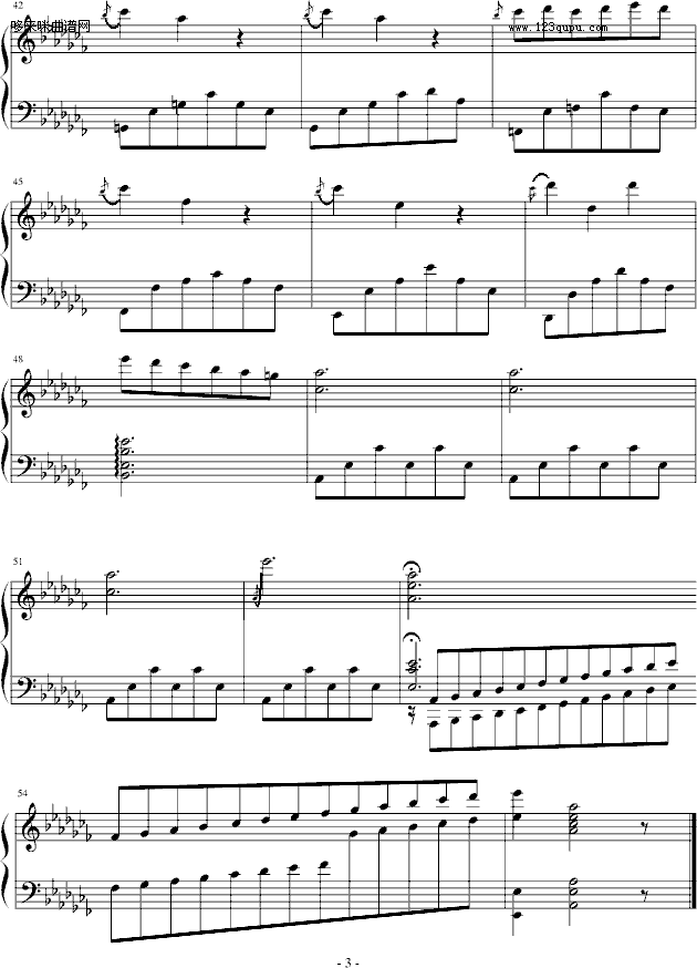 末日-清代皇帝钢琴曲谱（图3）