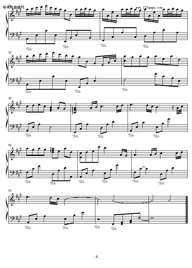 River flows in you-Yiruma钢琴曲谱（图4）