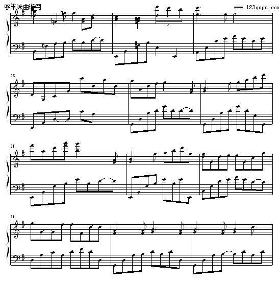 Celestial Night-须釜俊一钢琴曲谱（图3）