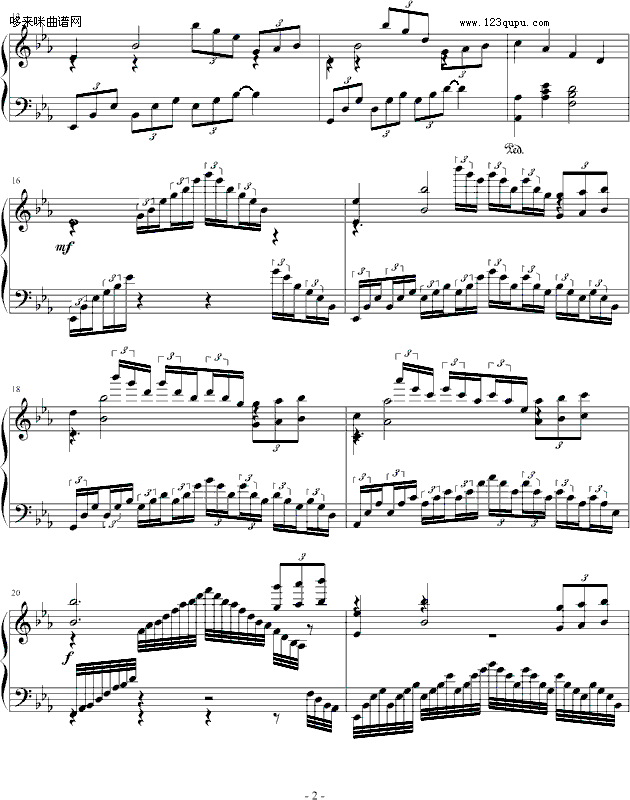 寂寞先生-Allan钢琴曲谱（图2）