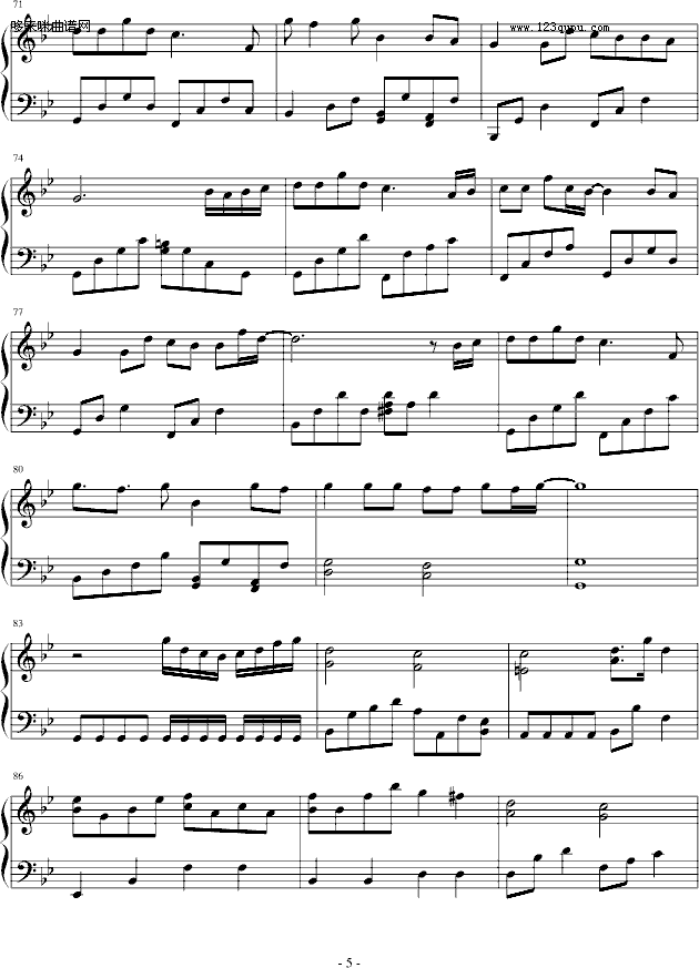 Love in snow-Kar-tun钢琴曲谱（图5）