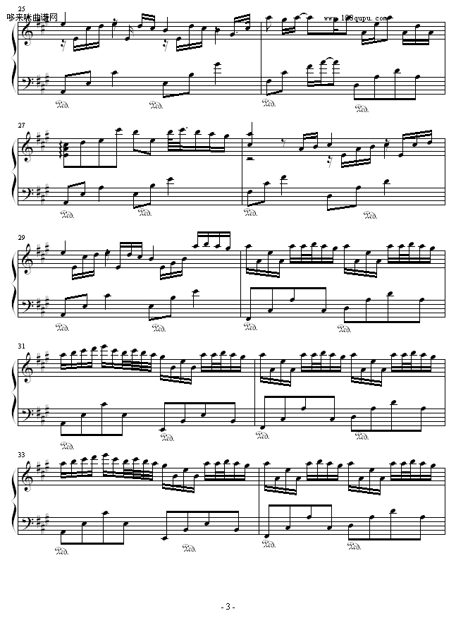 River flows in you-Yiruma钢琴曲谱（图3）