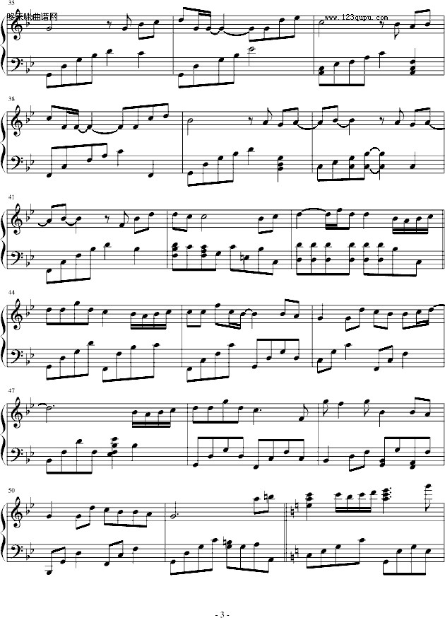 Love in snow-Kar-tun钢琴曲谱（图3）