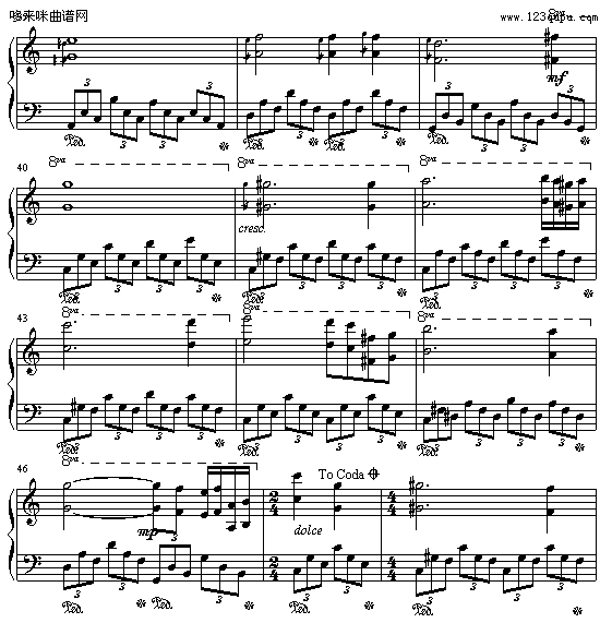 Claudine-Maksim Mrvica钢琴曲谱（图4）