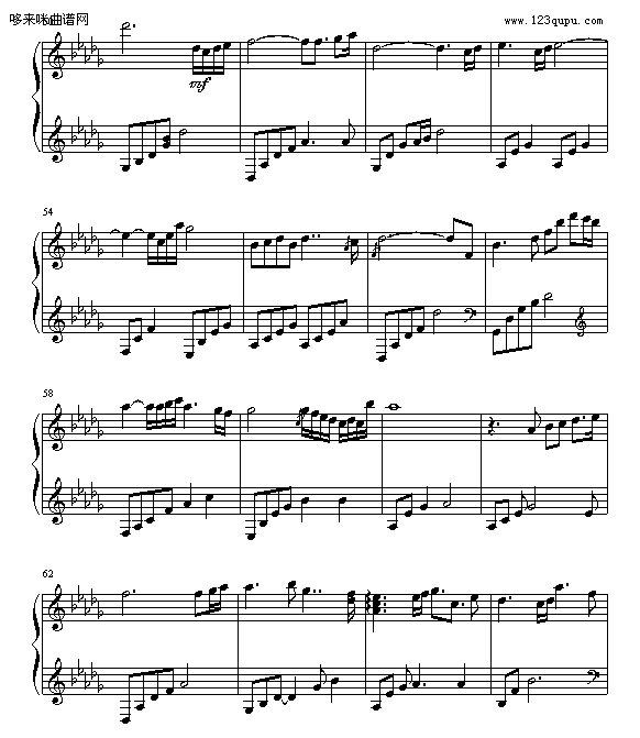 Beautiful Lady-DayDream-欧美日韩钢琴曲谱（图4）