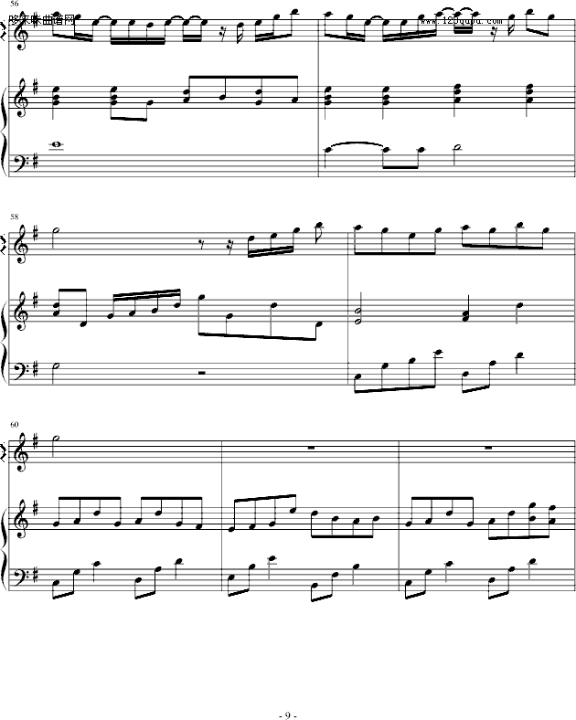 JEWEL-其他侠名钢琴曲谱（图9）