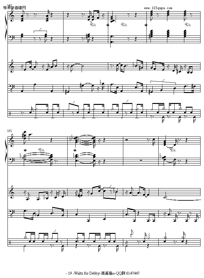 Waltz for Debby-Bill evans钢琴曲谱（图19）
