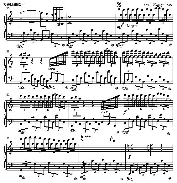 Claudine-Maksim Mrvica钢琴曲谱（图3）