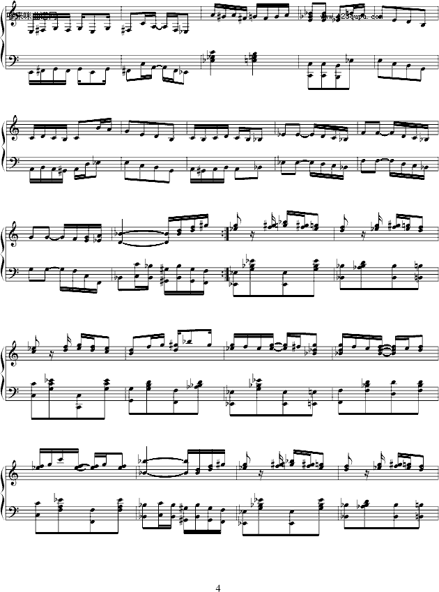 Eugenia-爵士-爵士音乐钢琴曲谱（图4）