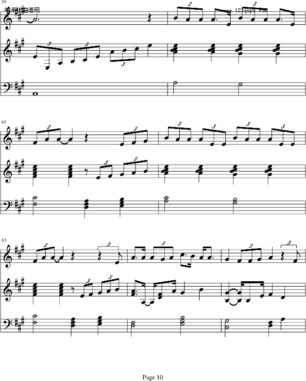 TADDY BEAR-滨崎步钢琴曲谱（图10）