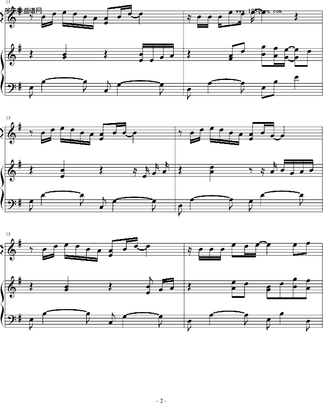 JEWEL-其他侠名钢琴曲谱（图2）
