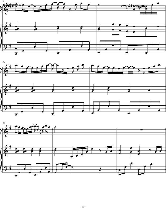 JEWEL-其他侠名钢琴曲谱（图4）