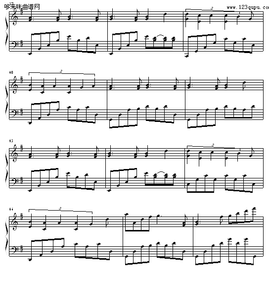 Celestial Night-须釜俊一钢琴曲谱（图4）