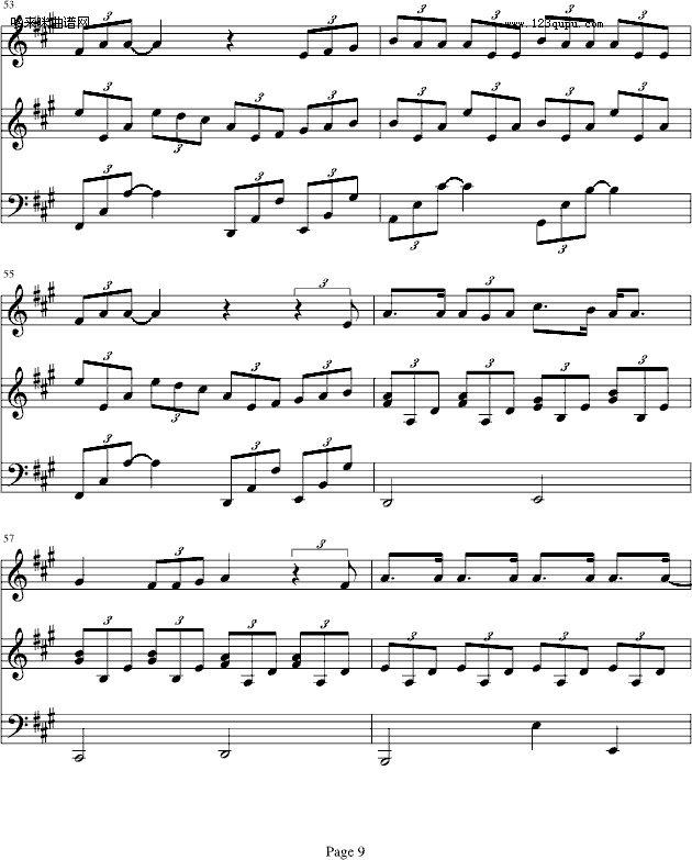TADDY BEAR-滨崎步钢琴曲谱（图9）