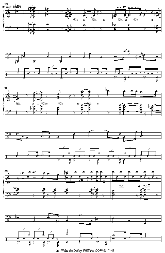 Waltz for Debby-Bill evans钢琴曲谱（图26）