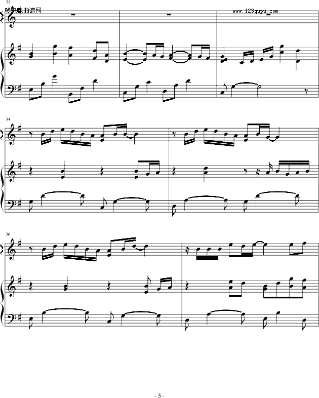 JEWEL-其他侠名钢琴曲谱（图5）