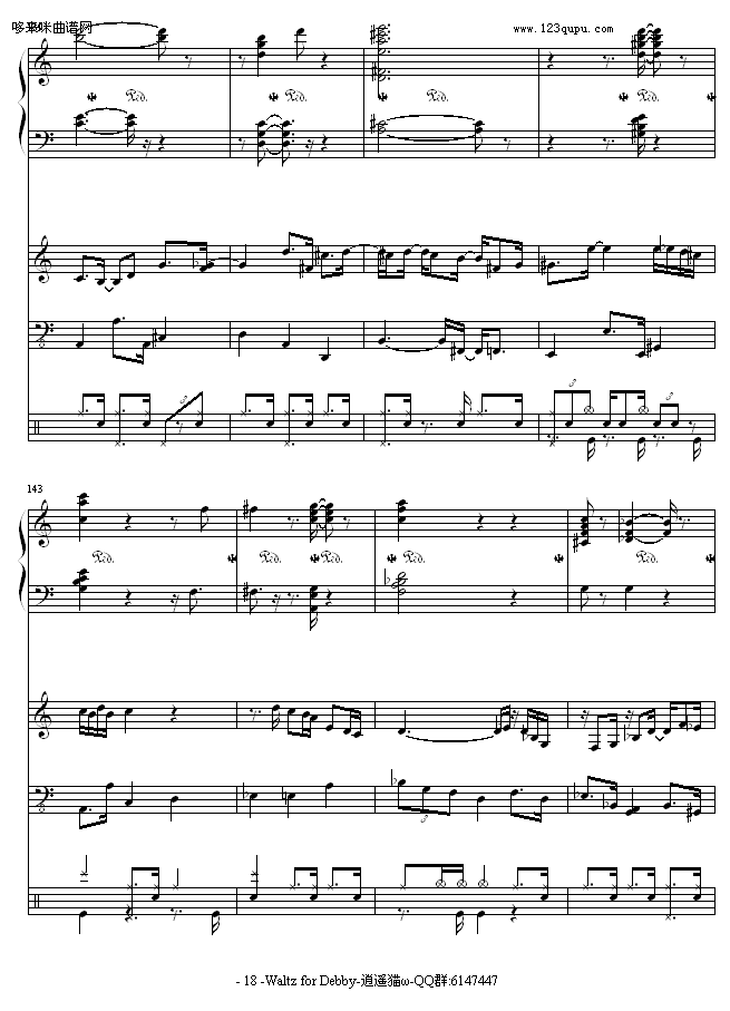 Waltz for Debby-Bill evans钢琴曲谱（图18）