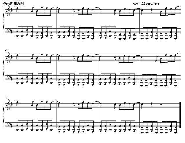 我爱肖邦-保罗·莫里埃钢琴曲谱（图3）