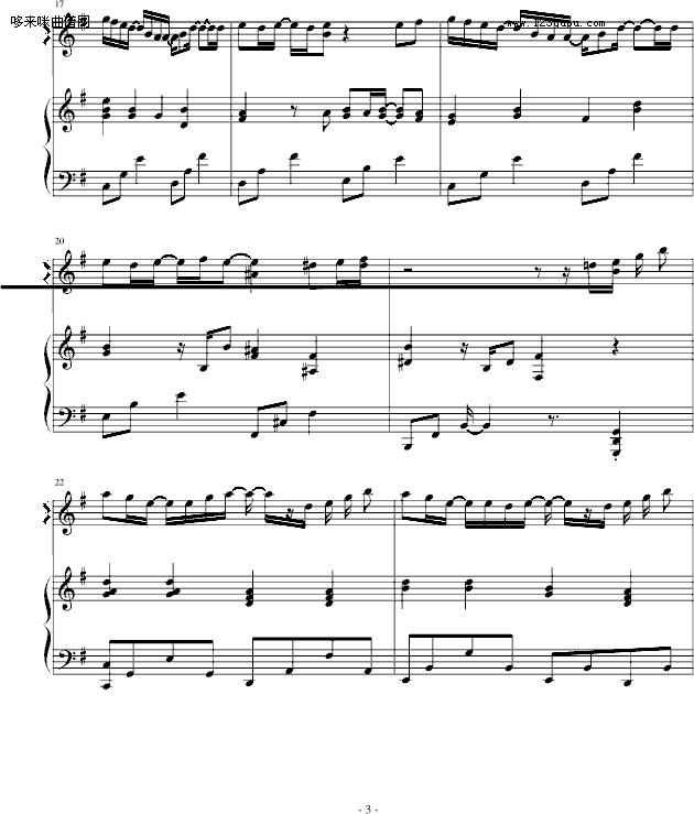 JEWEL-其他侠名钢琴曲谱（图3）