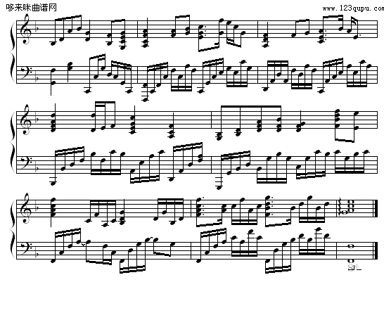 月夜-须釜俊一钢琴曲谱（图4）