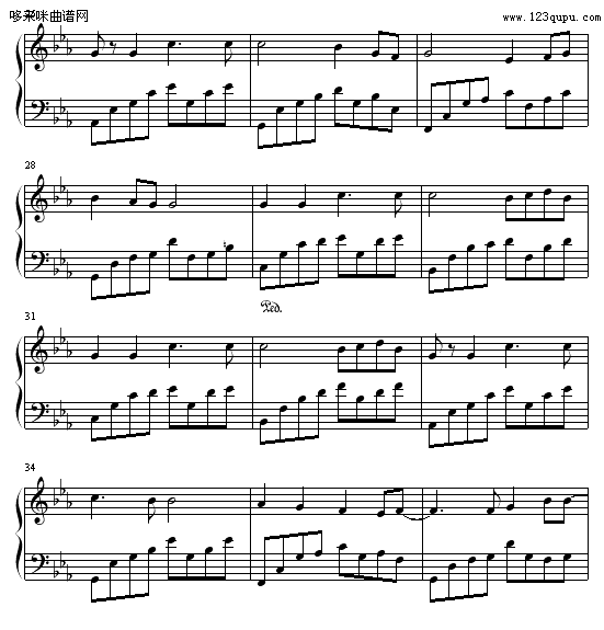 晓之车-Gundam Seed钢琴曲谱（图3）