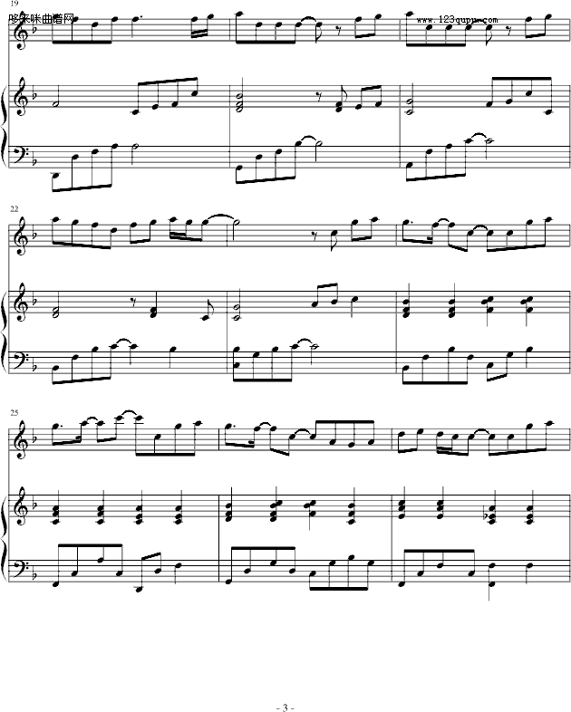 候鸟-(弹唱版)-S.H.E钢琴曲谱（图3）