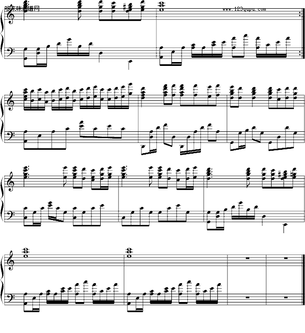 冷雨夜-beyond钢琴曲谱（图3）