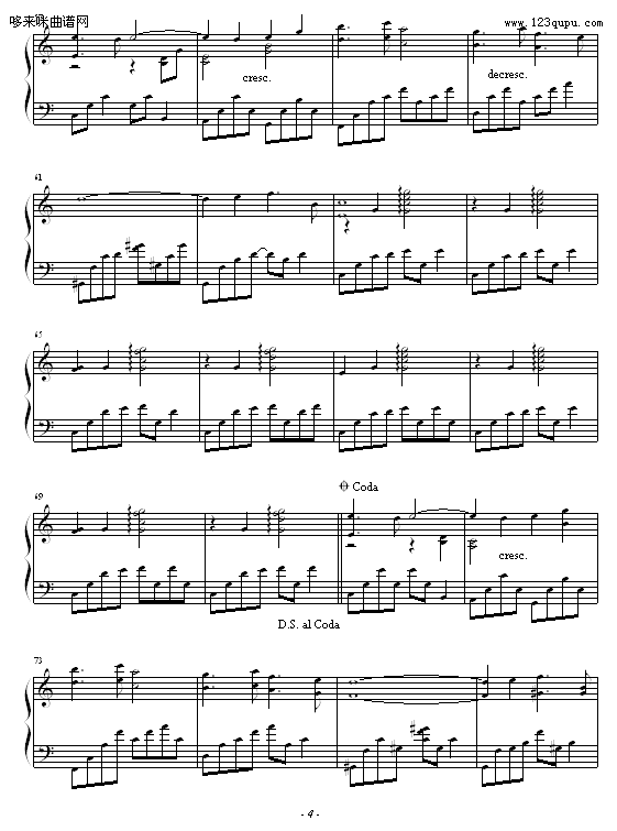 Bittersweet-Kevin Kern钢琴曲谱（图4）