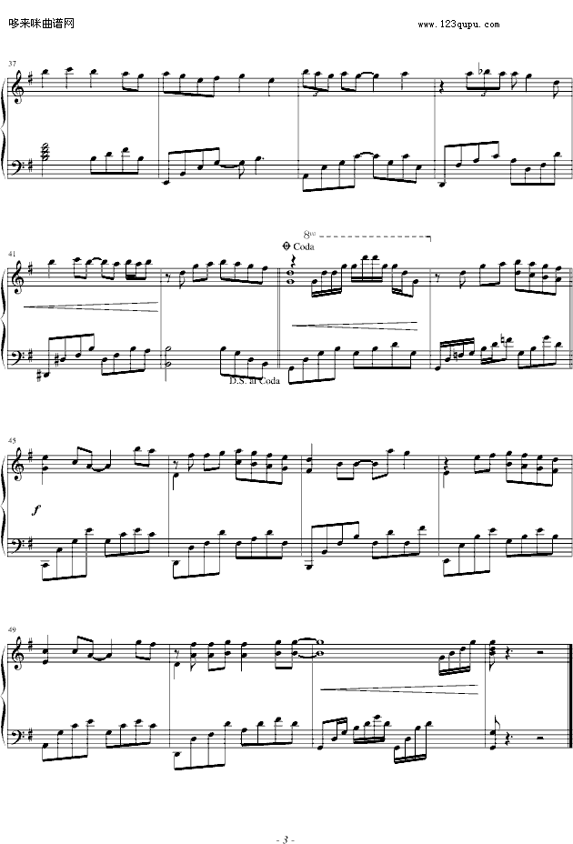 甜美的梦-张娜拉钢琴曲谱（图3）