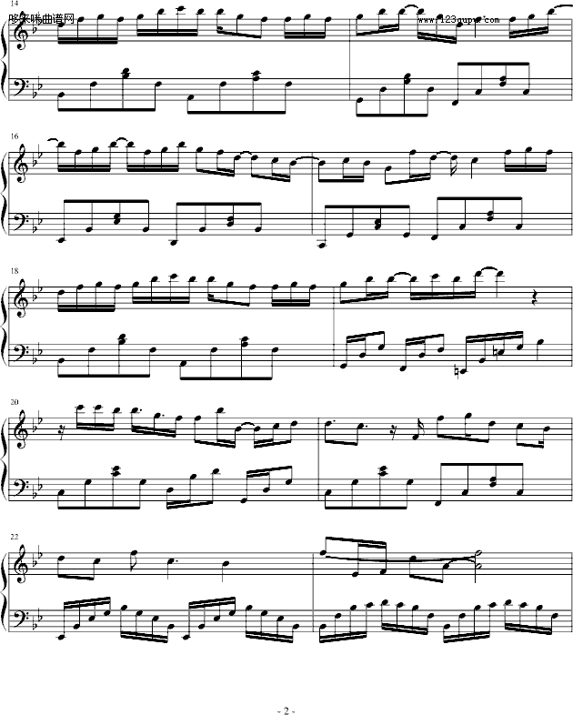 日久生情-邓丽欣钢琴曲谱（图2）