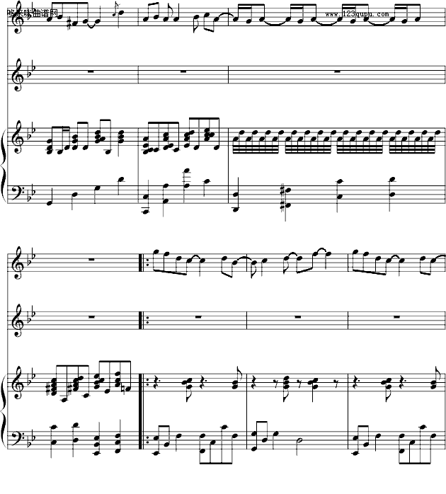 反方向的钟-（伴奏）-周杰伦钢琴曲谱（图7）