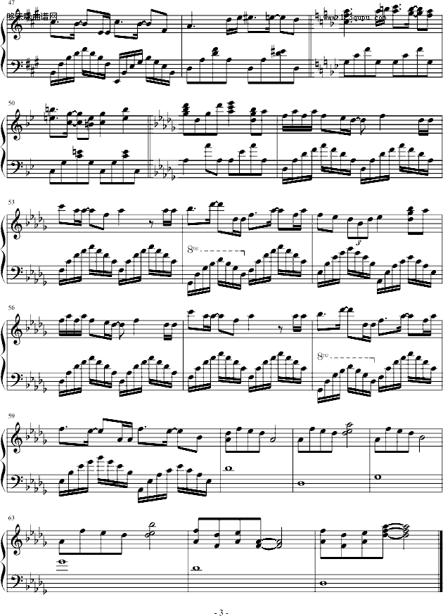 雪人-范晓萱钢琴曲谱（图3）